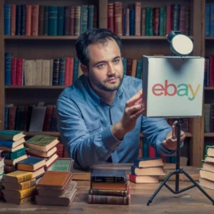 a reseller selling books on ebay
