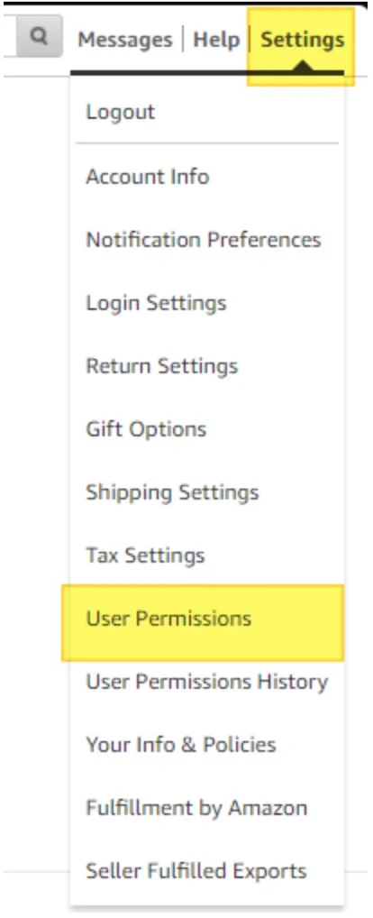 Where to Find the User Permissions Page