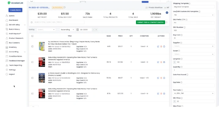 AccelerList vs. Bookz Pro: Which Is the Best Amazon Listing Software for Book Sellers?